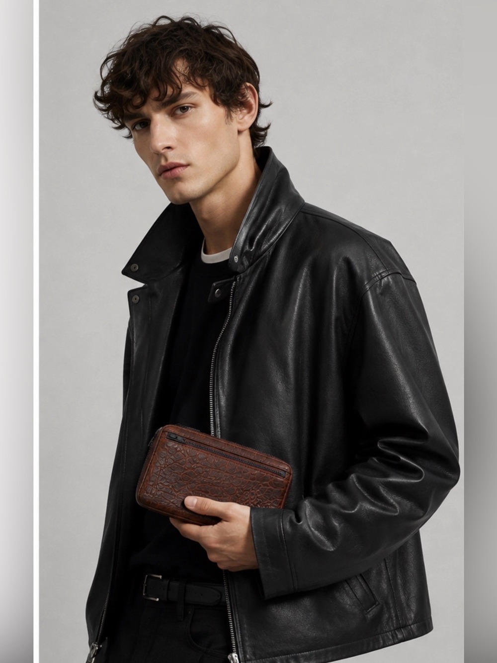 Alexander Wang Fumo continental wallet raisin  color great! black hardware men